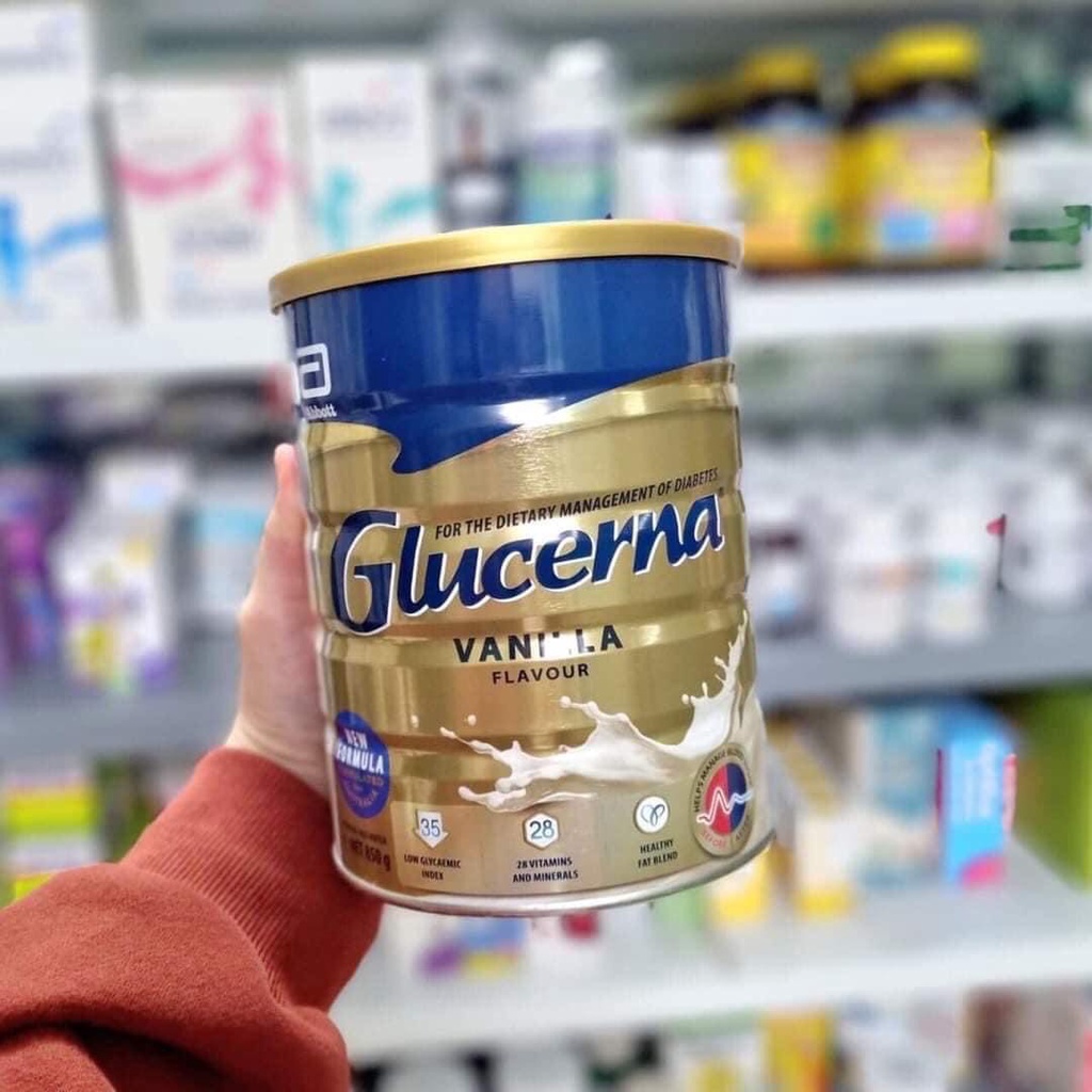 MẪU MỚI SỮA GLUCERNA 850G CỦA ÚC