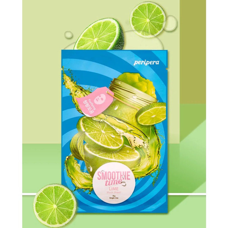 Mặt Nạ Dưỡng Da Từ Trái Cây Peripera Smoothie Time Mask Sheet