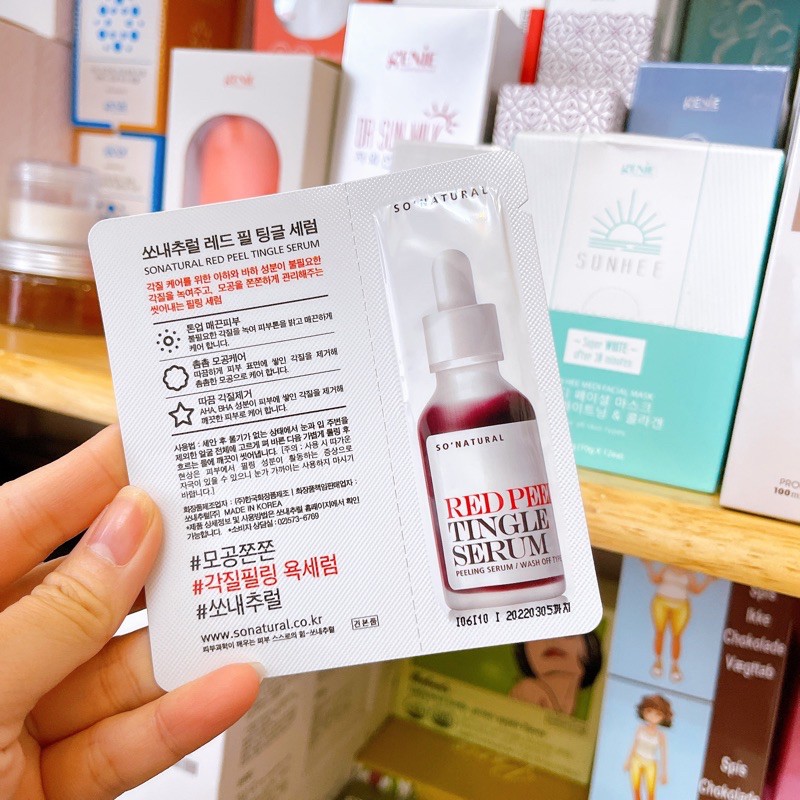 GÓI SAMPLE DÙNG THỬ RED PEEL 2,5ML