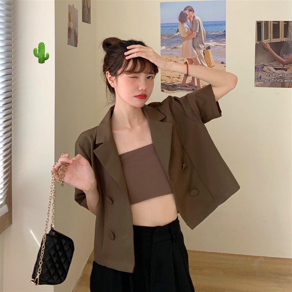 Sét Áo Vét Ngắn Tay + Áo Ống