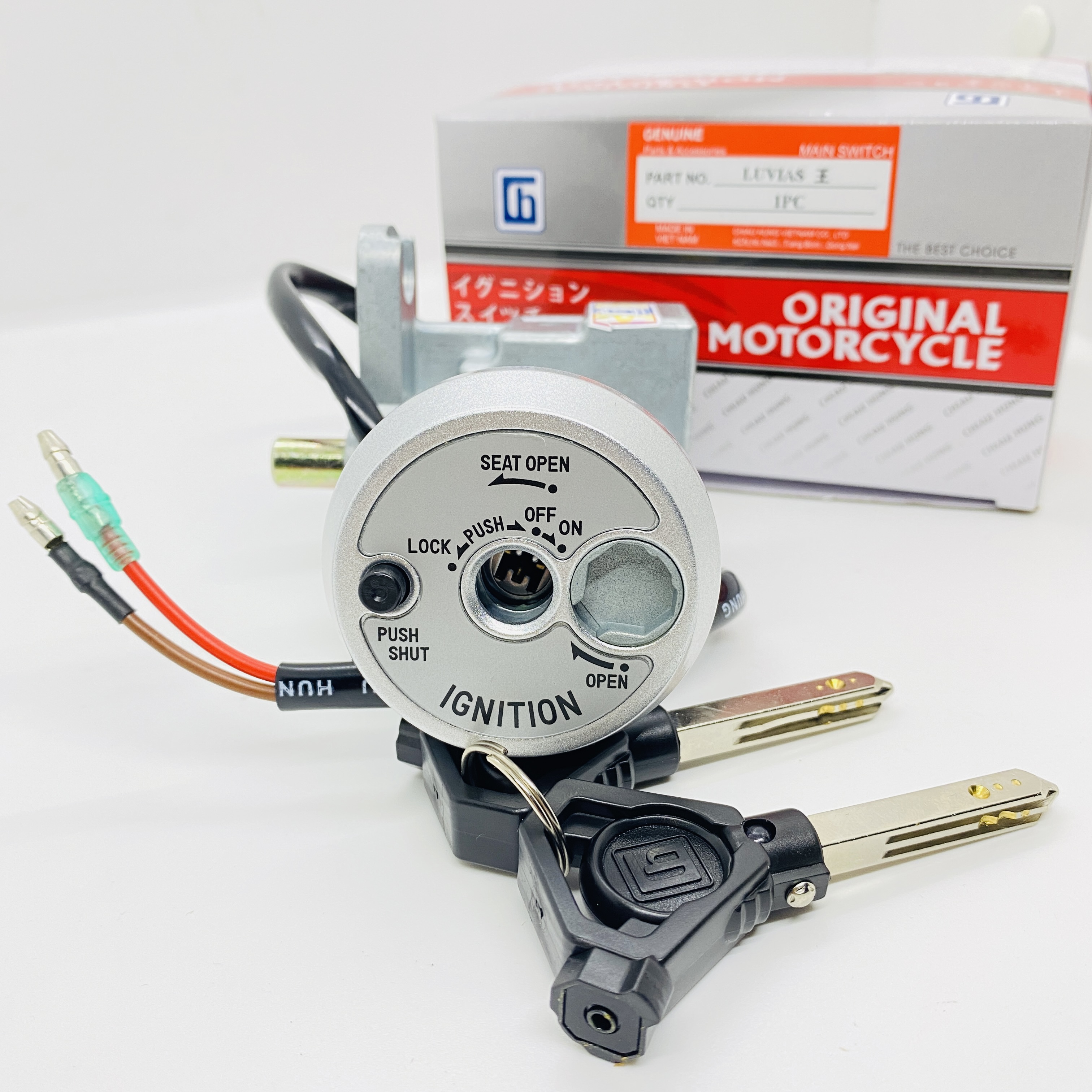 Ổ Khóa Từ 6 Cạnh Yamaha Luvias