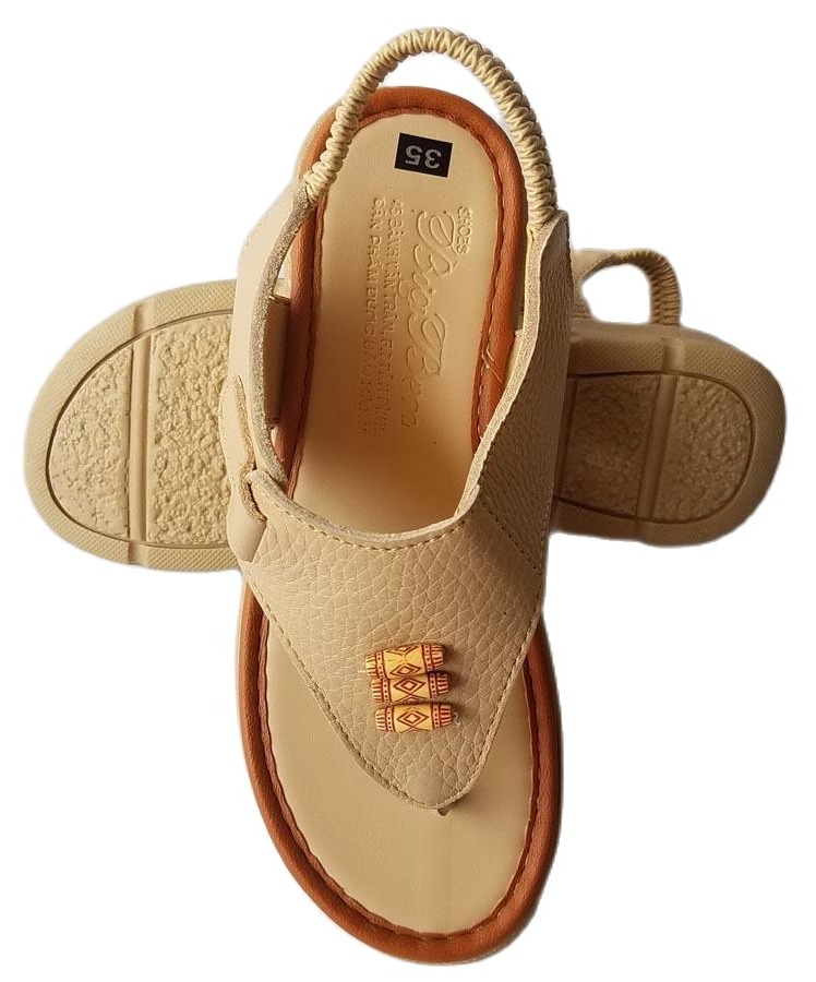 Giày Sandal Nữ Xỏ Ngón Da Bò BIGBEN SDN24