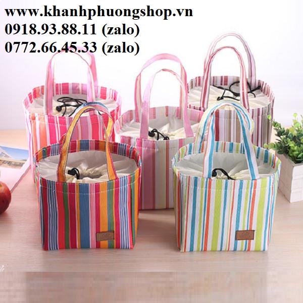 túi giữ nhiệt đựng cơm - túi đựng hộp cơm