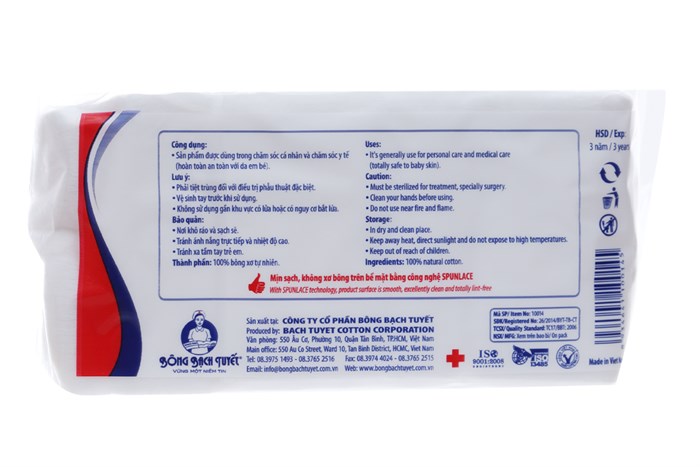 [HCM]bông gòn y tế bạch tuyết 45gram