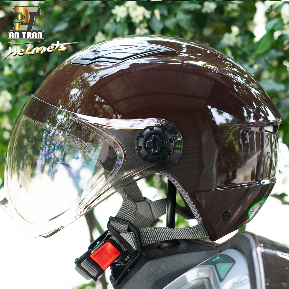 Nón Bảo Hiểm 1/2 Đầu Có Kính BOSS AT12 (Đa dạng màu sắc)