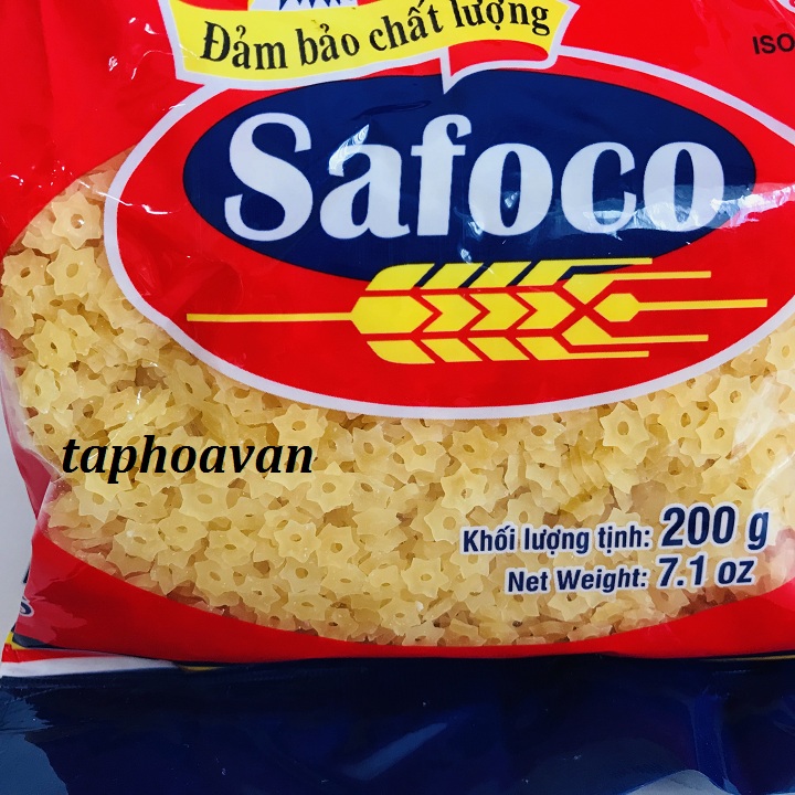 Nui sao Safoco 200g combo 3 gói