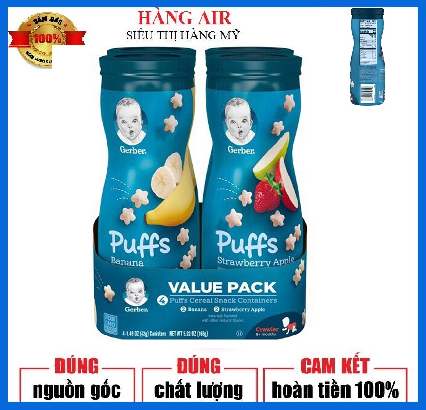 Bánh ăn dặm Gerber đủ vị