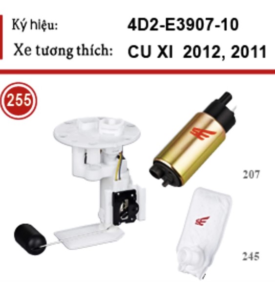 BỘ BƠM XĂNG XE CUXI 2012,2011