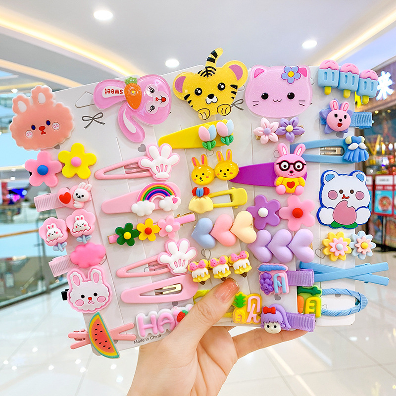 Set kẹp tóc 14 món cho bé gái cực yêu