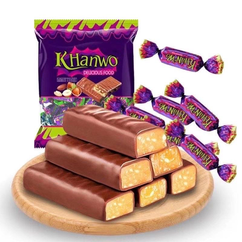 [ Siêu ngon  ] Combo 500g Kẹo Tím Socola Hạnh Nhân Khanwo
