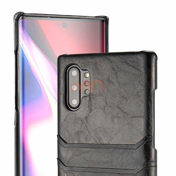 Ốp lưng da đựng thẻ Samsung Note 10 10 Plus hiệu Rock