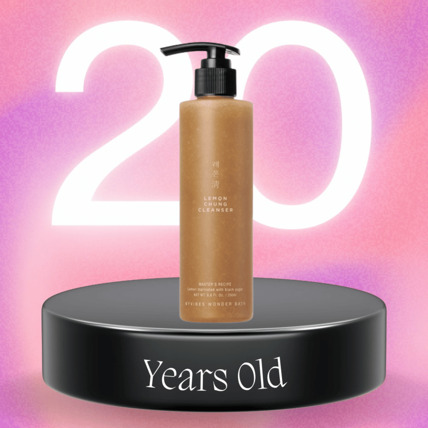 Sữa rửa mặt chanh đường đen lemon chung cleanser 200ml