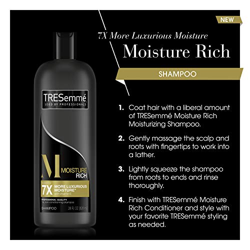 Dầu Gội Tresemme 828ml - Moisture Rich Dành Cho Tóc Khô (Vàng)