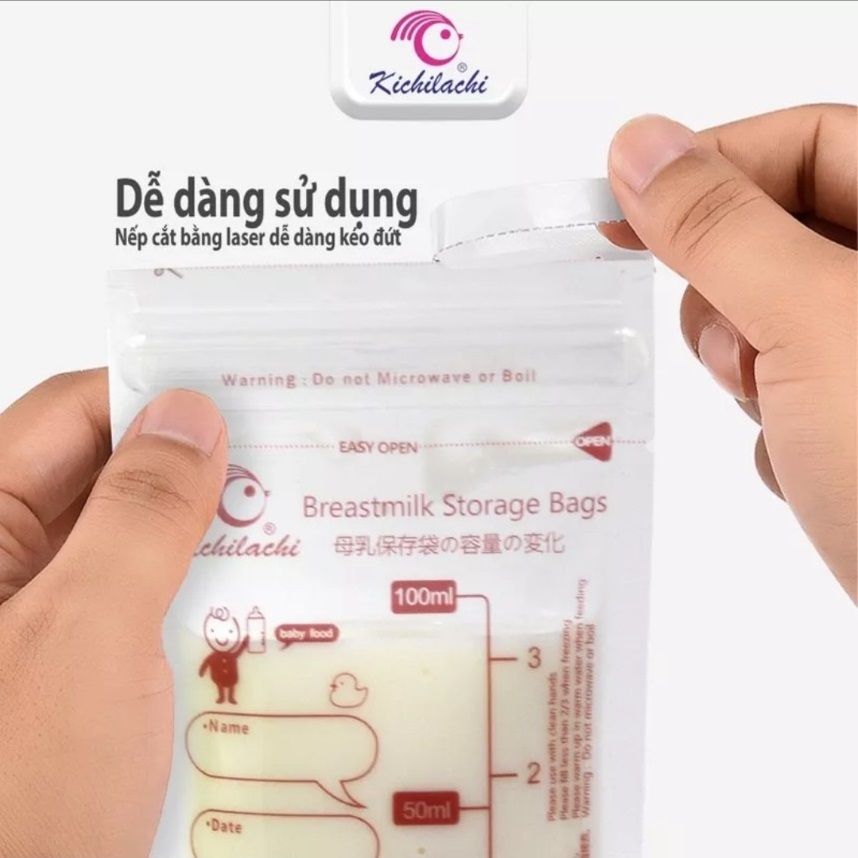 Túi Trữ Sữa Kichi 100ML 30 gói