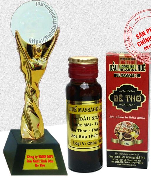 Dầu massage huế ( hiệu Bé Thơ chính hãng 60ml )