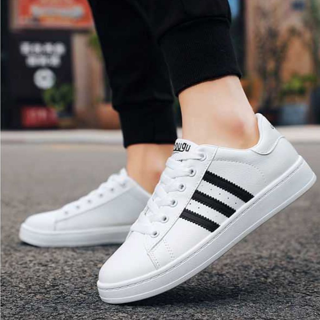 HOÀN TIỀN 15% - Giày nam sneaker giày nam đi chơi giày cặp nam nữ mẫu mới HOT 2021 chất liệu da dễ làm sạch đế nhẹ êm DOZIMAX