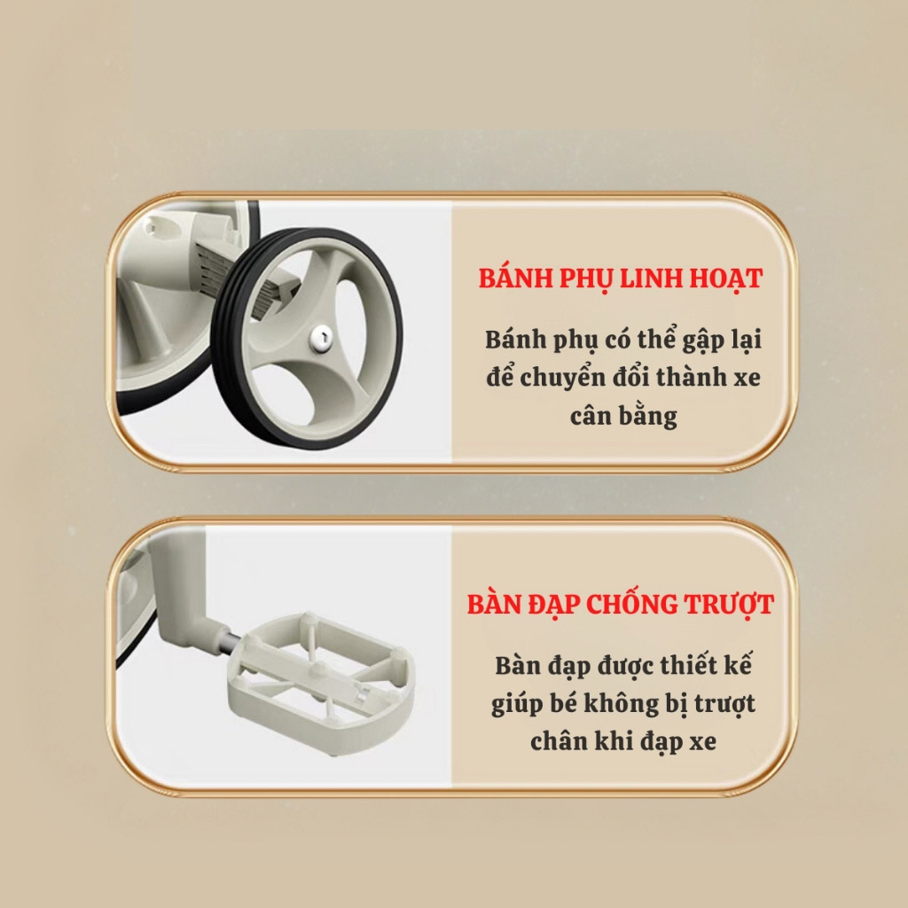 Xe thăng bằng xe chòi chân cao cấp dành cho bé.