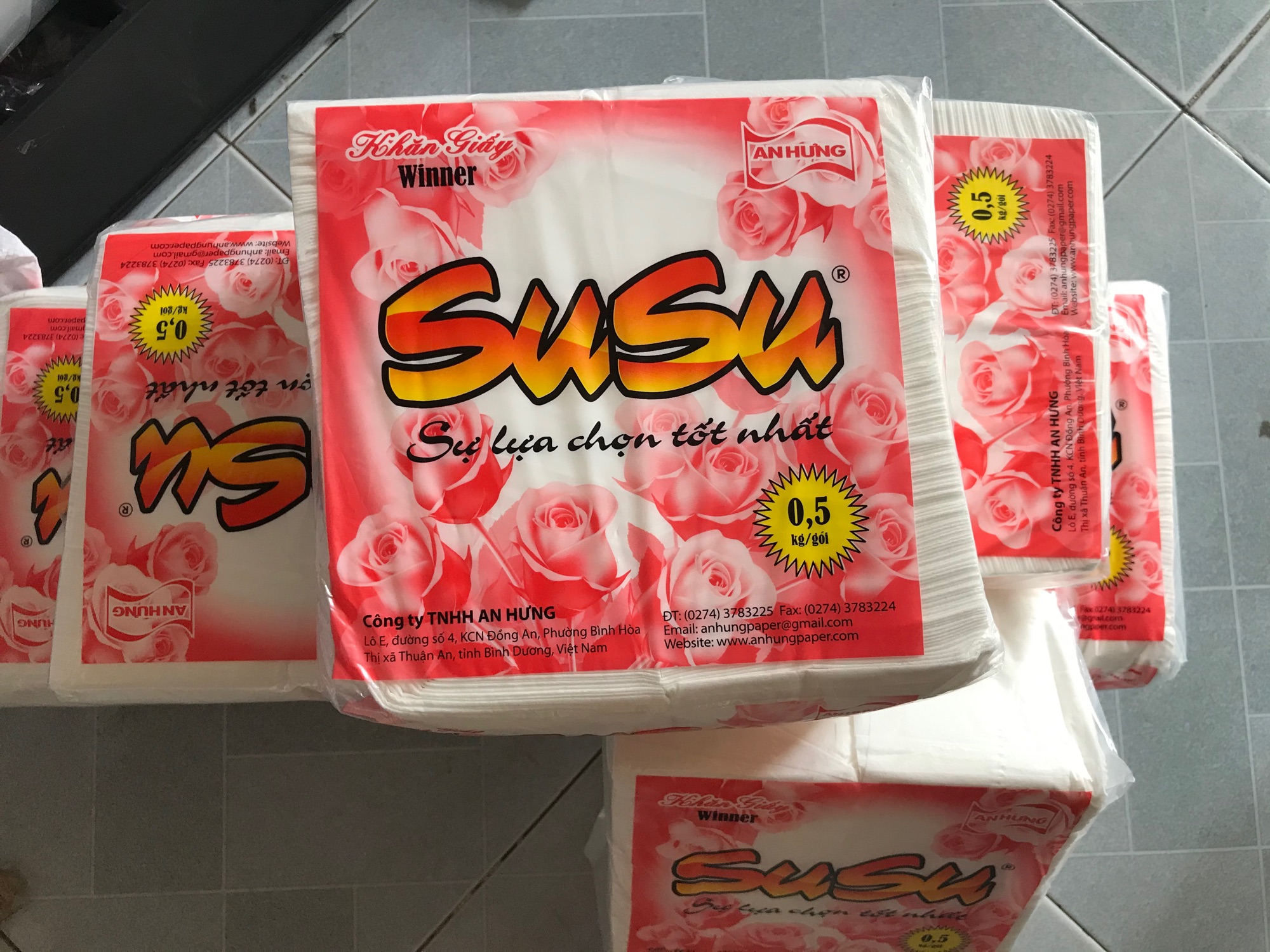 [HCM]Khăn giấy rút SuSu cao cấp ( 500gr/1 bịch)