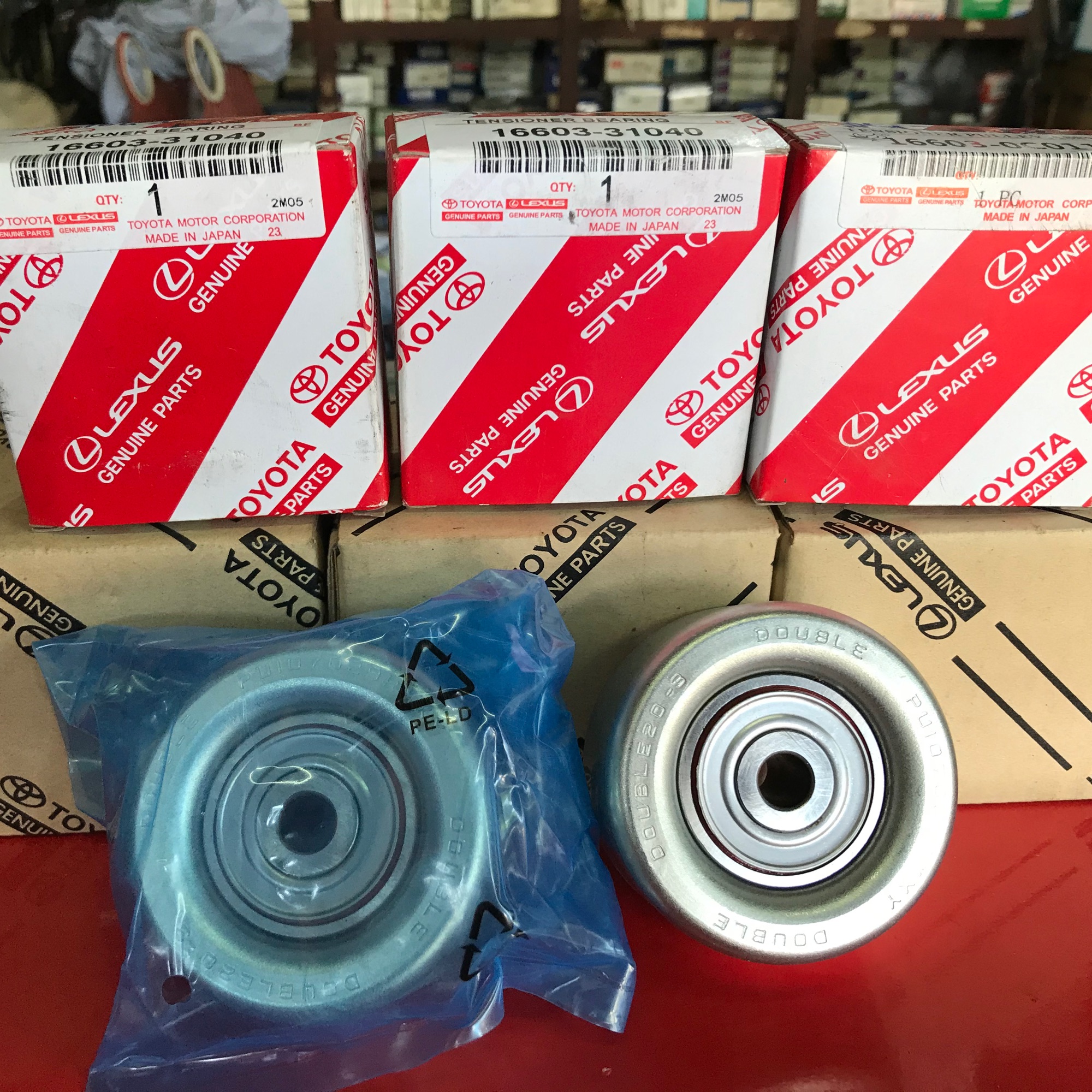 [HCM]Bạc Đạn Tăng Đưa Dây Curoa TOYOTA INNOVA lỗ 10li