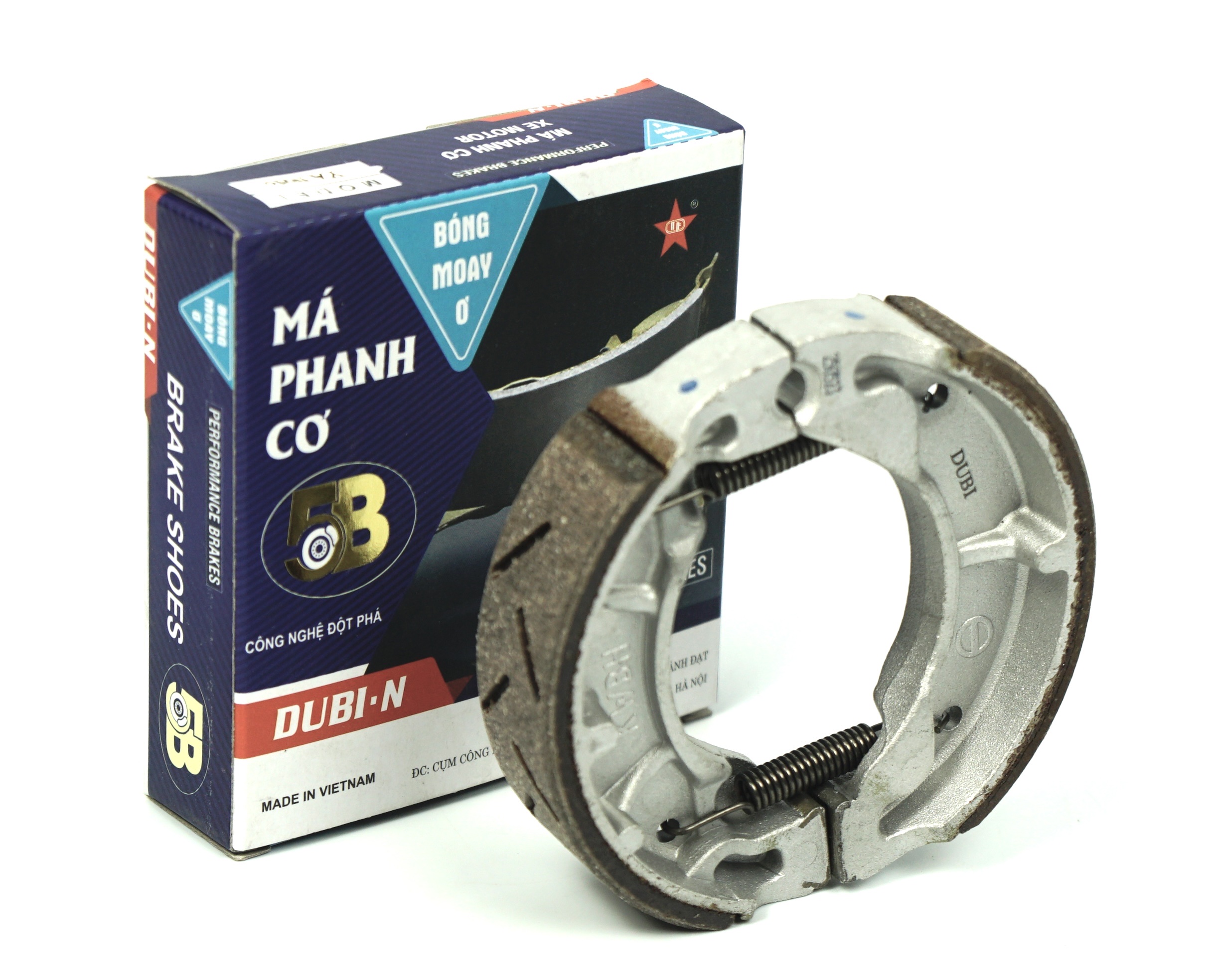 Má phanh cơ/ Bố đùm xe máy Nano gốm Dubi (đủ mã)