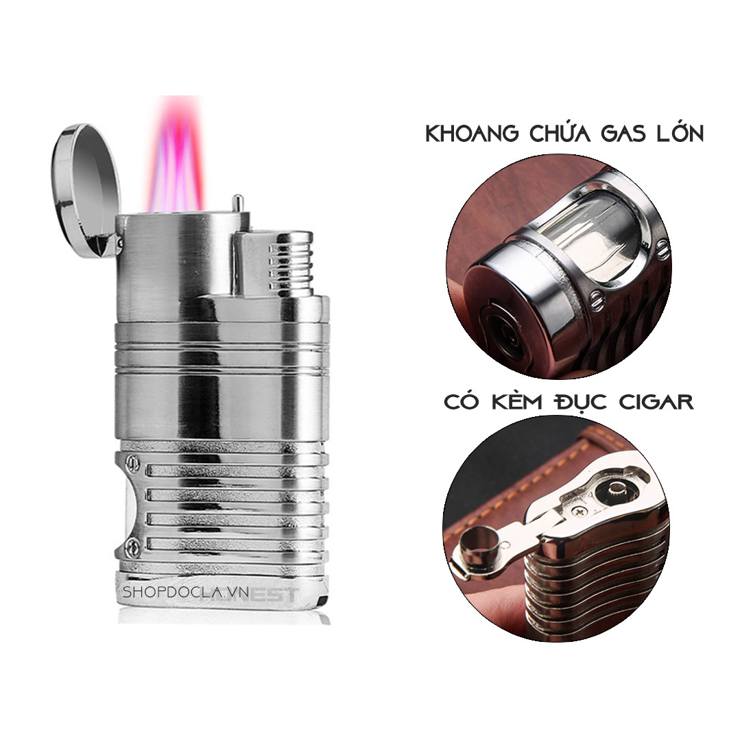 BẬT LỬA KHÒ ONEST 4 TIA KÈM ĐỤC BCZ 345