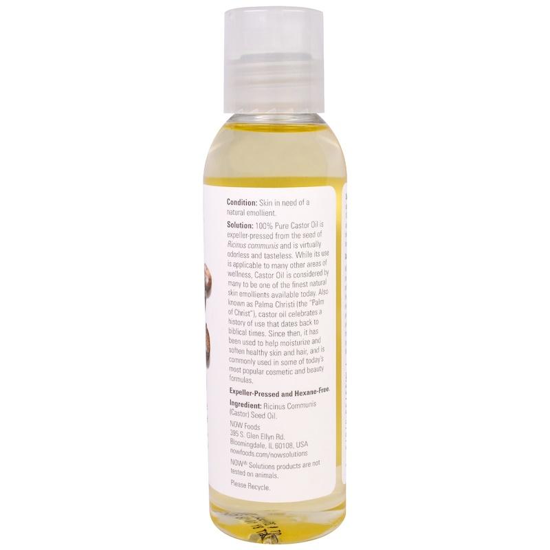 [HCM]Dầu Thầu Dầu Now Solutions Castor Oil 118ml