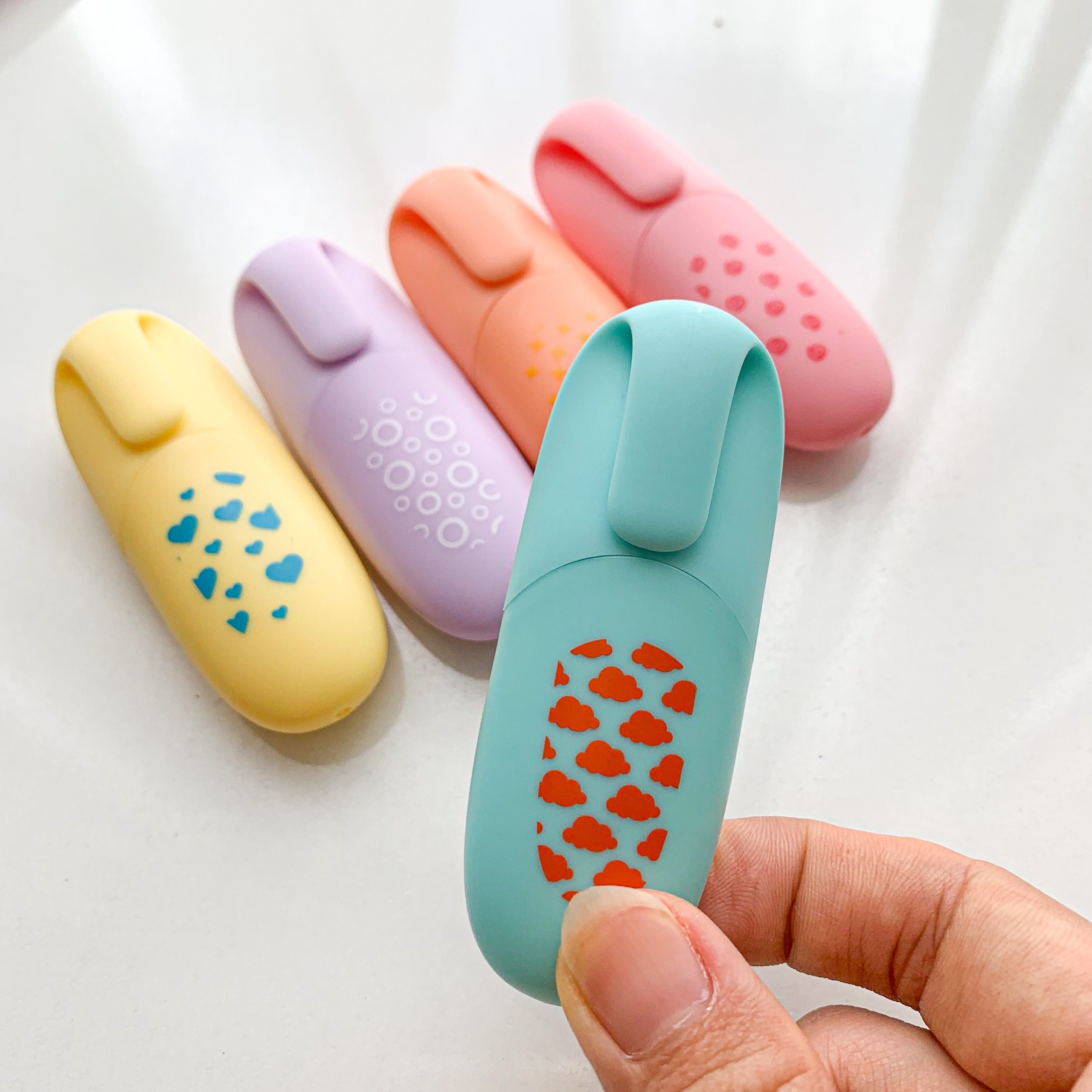 Lẻ - Bút Highlight Pastel Marvy mini - Happy Hidari