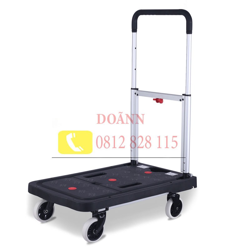 Xe Đẩy Hàng 4 Bánh Gấp Gọn