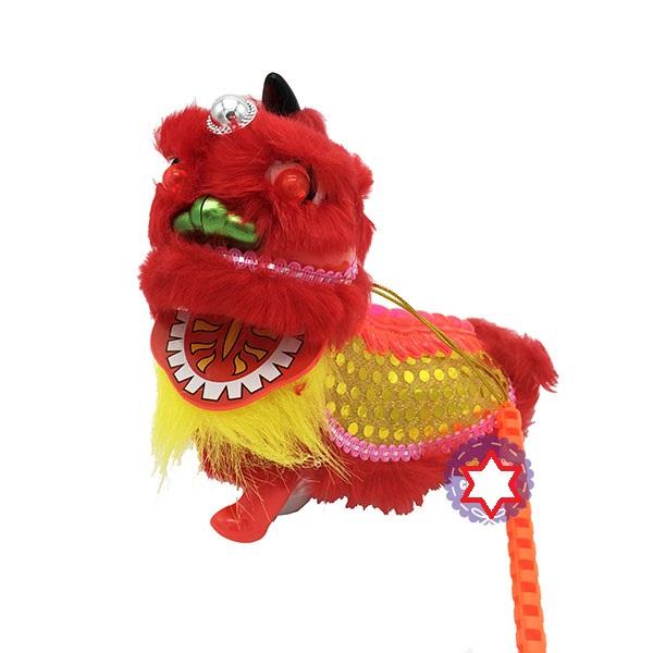 Lồng đèn trung thu múa kỳ lân chạy pin có đèn nhạc cho bé
