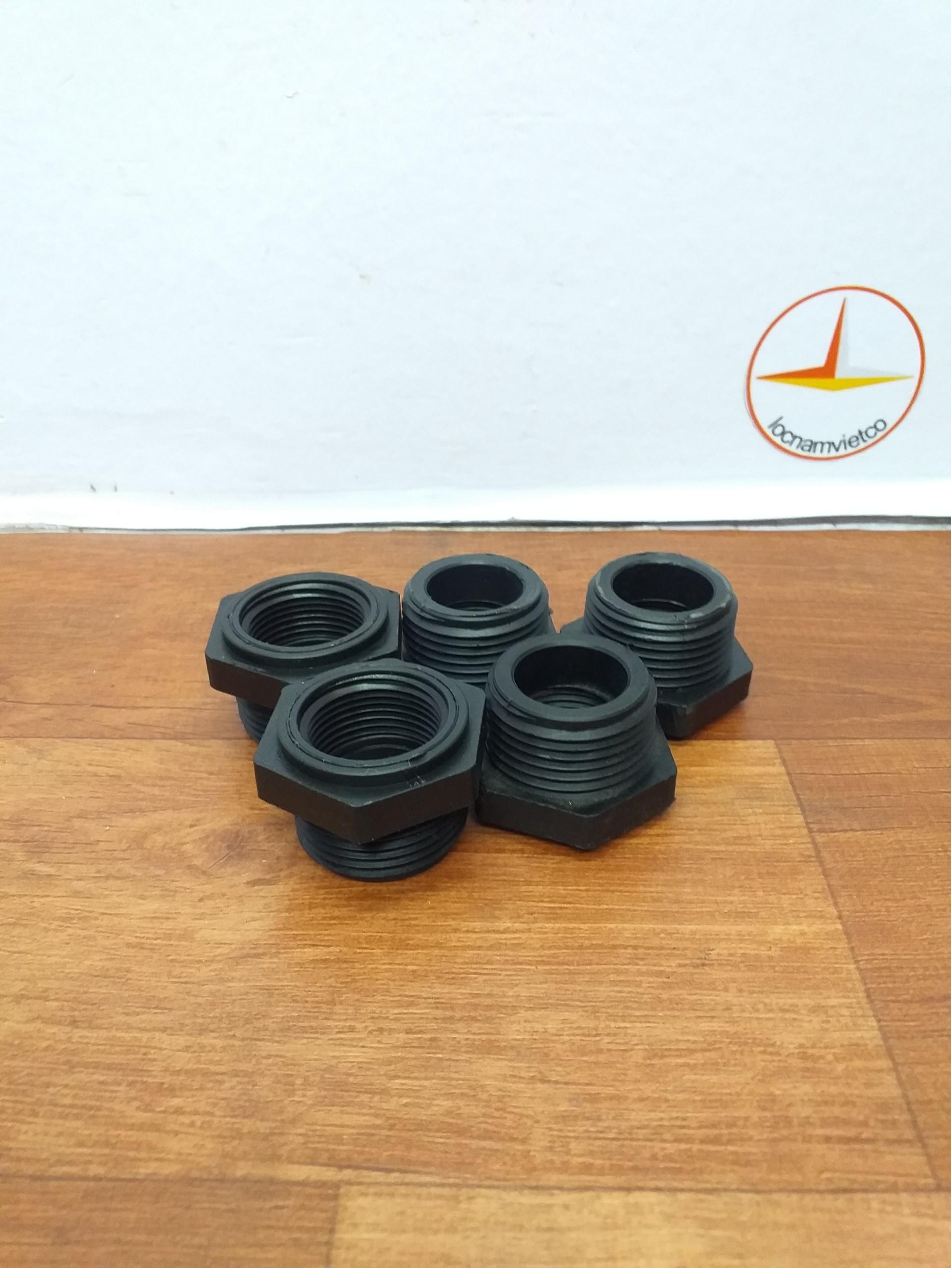 Chuyển bậc ren, bạc lót HDPE ( ren ngoài 34 - ren trong 27 ) ( 4 cái )