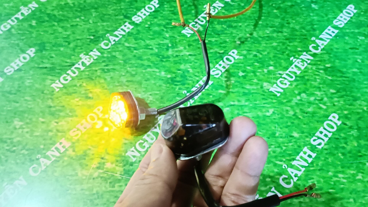 Xi nhan led con bọ cho xe máy