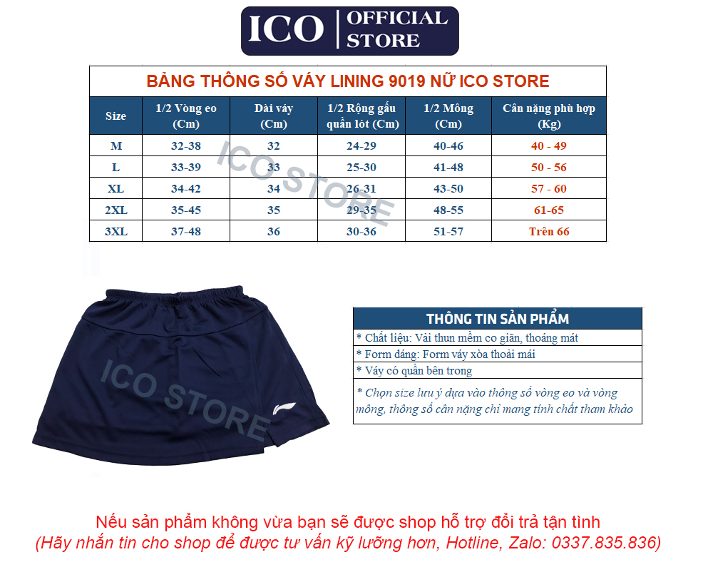 [HCM]Váy cầu lông 9019, váy thể thao nữ