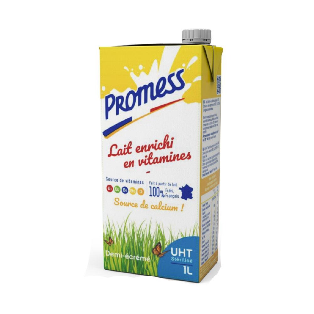 Promess sữa tiệt trùng hộp 1l