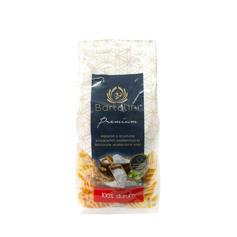 [HCM]Mì nui xoắn rau củ 3 màu Bartolini 400g