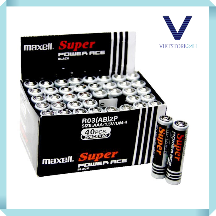 40 viên pin Maxell / TOSHI/ XZEnergy AA / AAA