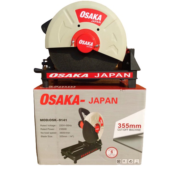 Máy cắt sắt bàn Osaka chính hãng 2350w đĩa 355mm tặng đĩa cắt