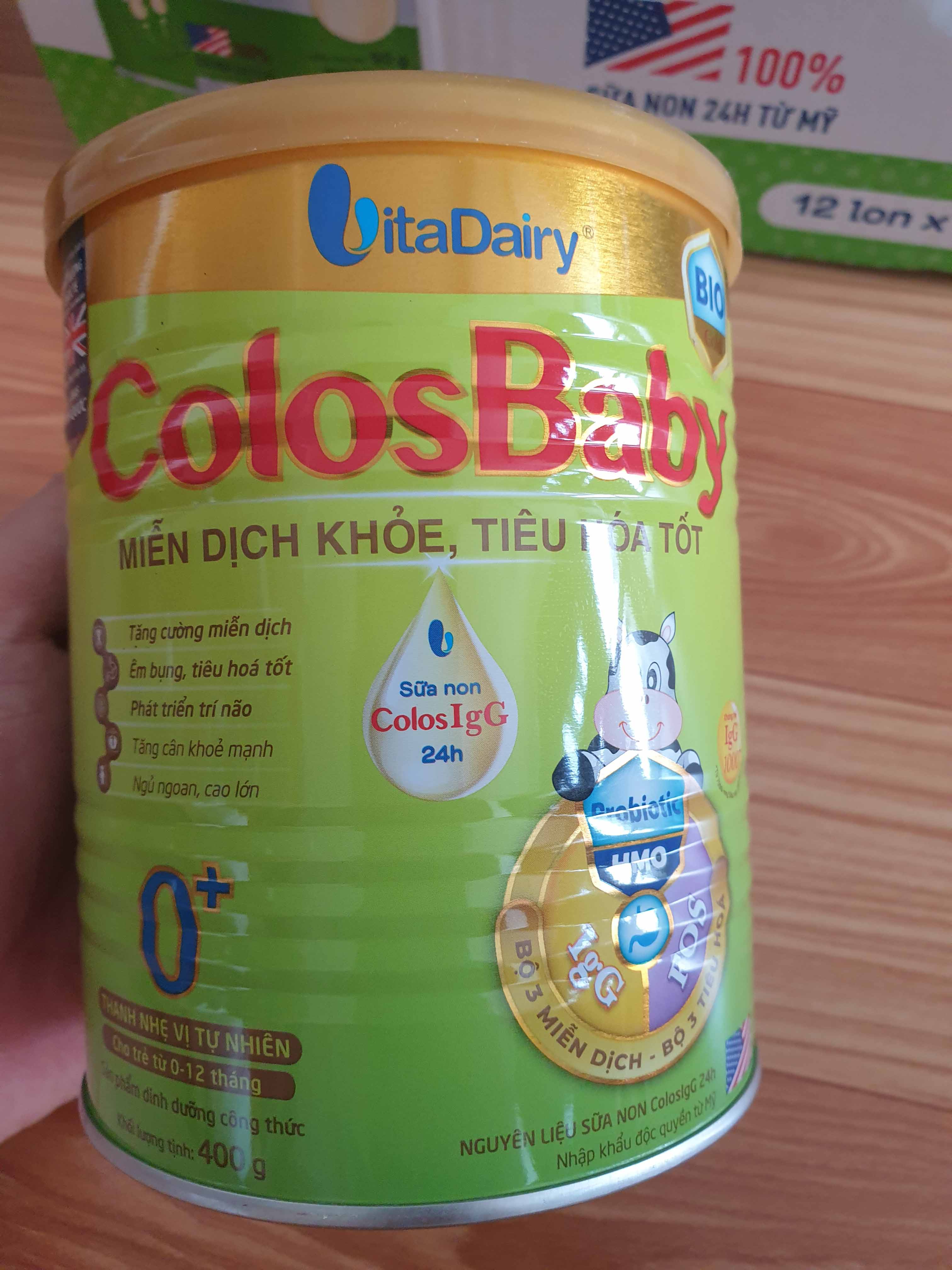 (Có tích điểm) Sữa Colosbaby Bio Gold 0+ 400g