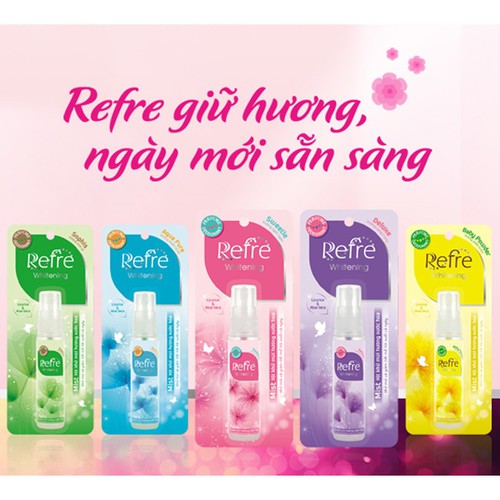 Xịt khử mùi Refre Whitening Deluxe 30ml