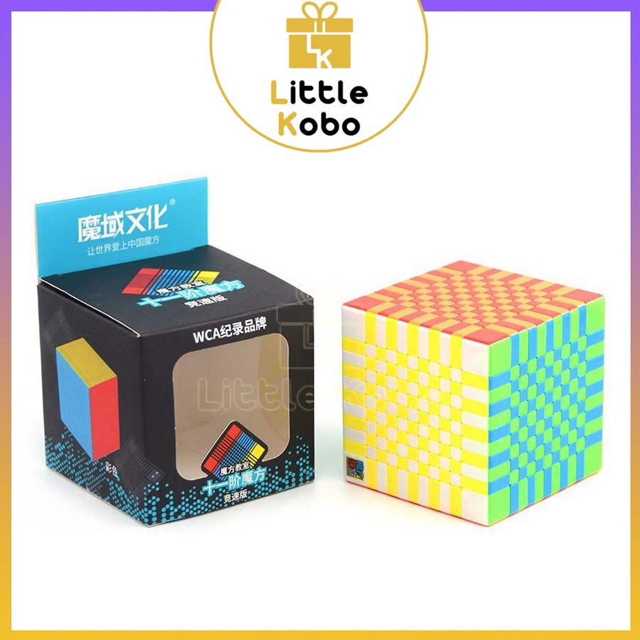 Rubik 11x11 moyu meilong 11x11 stickerless rubic 11 tầng đồ chơi trí tuệ trẻ em phát triển tư duy 11x11x11 - little kobo