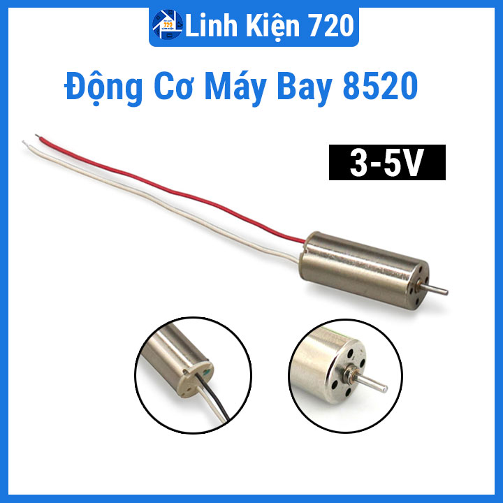Động cơ máy bay 8520 3-5v kích thước 8,5x20mm