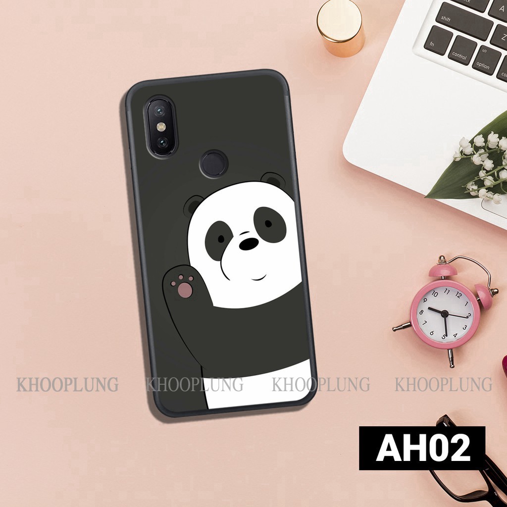 Ốp lưng Xiaomi Redmi Note 6/ Note 6 Pro - Note 5/ Note 5 Pro in hình gấu Gấu dễ thương