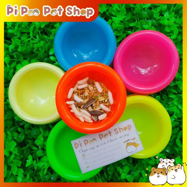 Chén ăn nhựa đủ màu cho Hamster và pets
