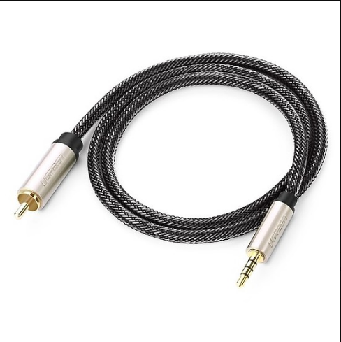 Cáp Audio 3.5mm to RCA Coaxial dài 2m Ugreen 20733