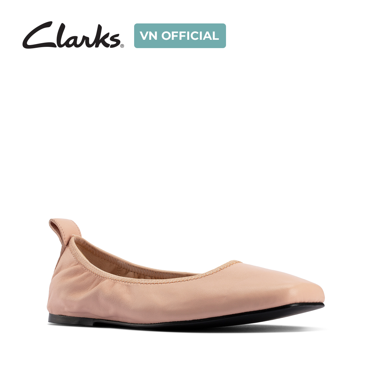Giày Đế Bệt Da Nữ Clarks - Pure Ballet