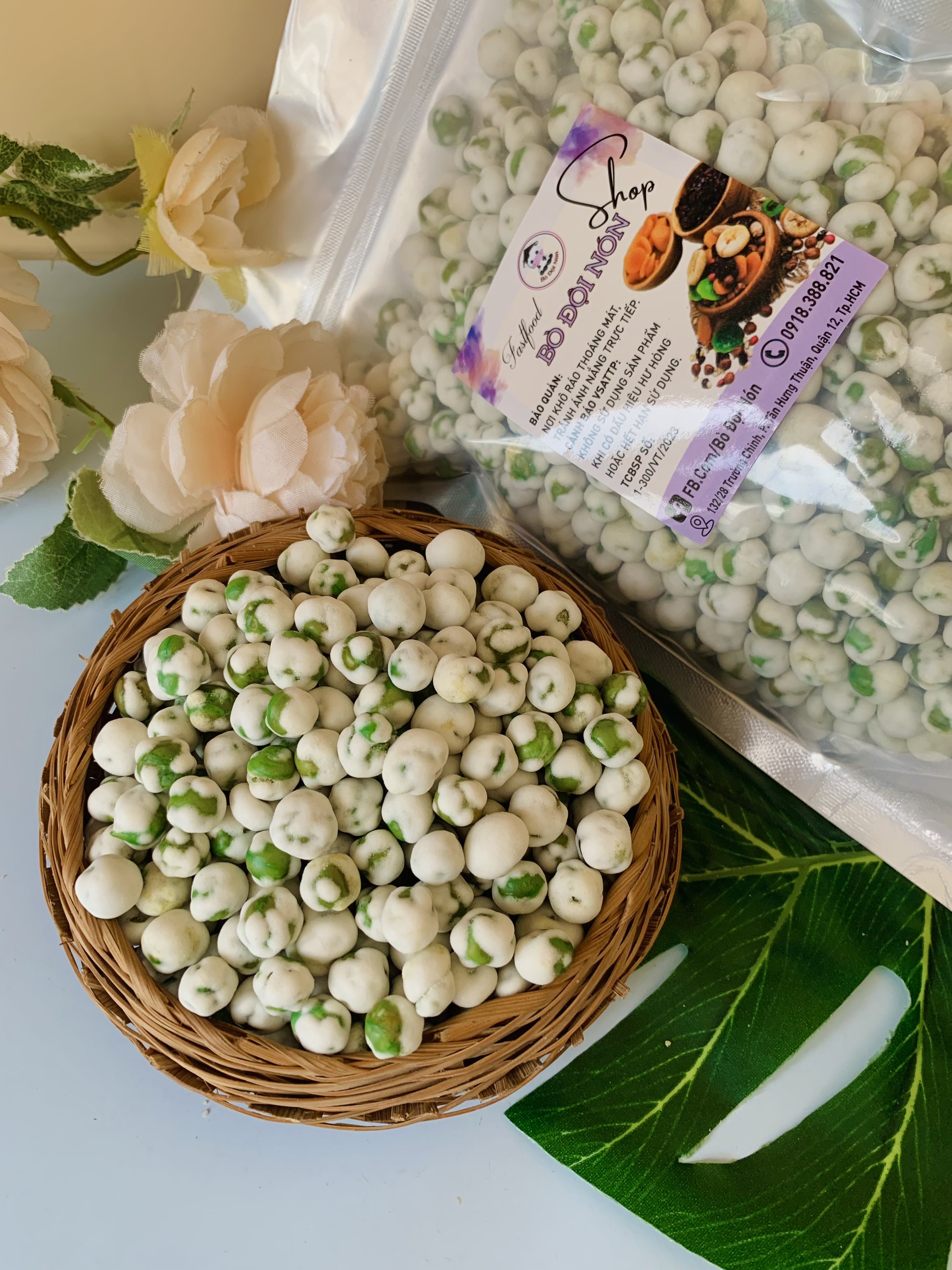 500g Đậu Hà Lan Sữa Bò Đội Nón