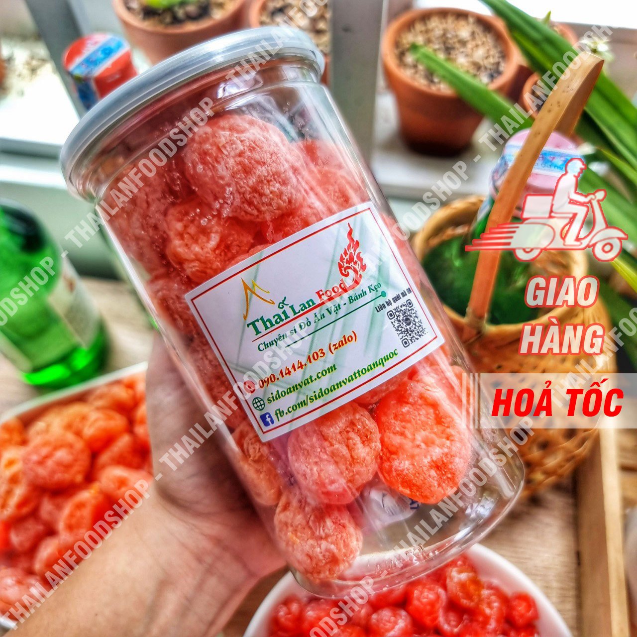 Xí Muội Mơ ( Xí Muội Đào ) Đà Lạt - Lon 200gr