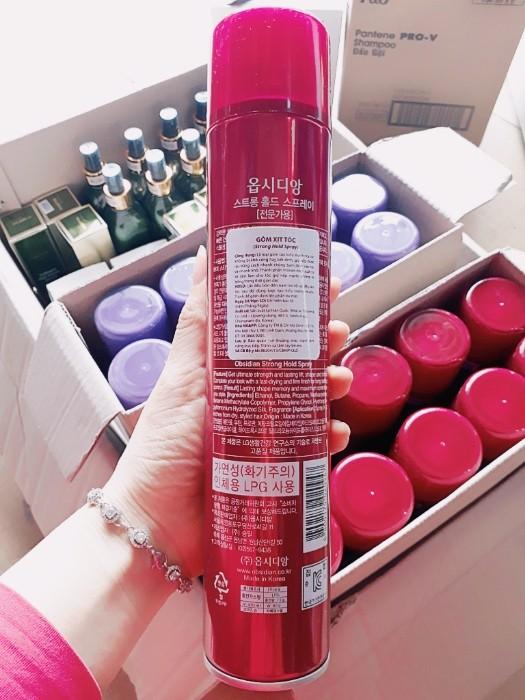 Gôm Obsidian Strong Hold Spray Hàn Quốc 300ml
