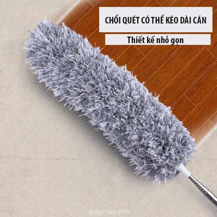 CHỔI LÔNG QUÉT TRẦN CÁN INOX