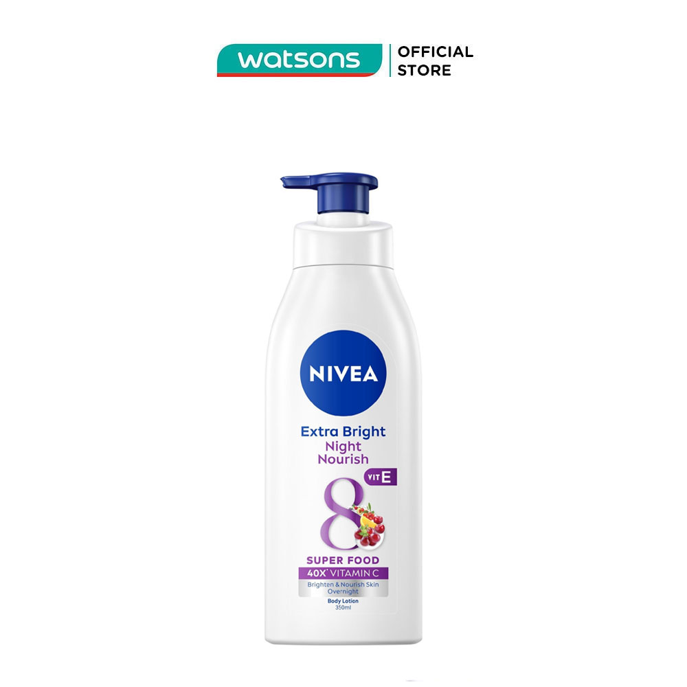 Sữa Dưỡng Thể Dưỡng Trắng Da Ban Đêm Nivea 350ml