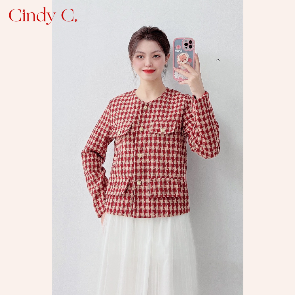 Áo Khoác Dạ Tweed Rama CindyC 24770